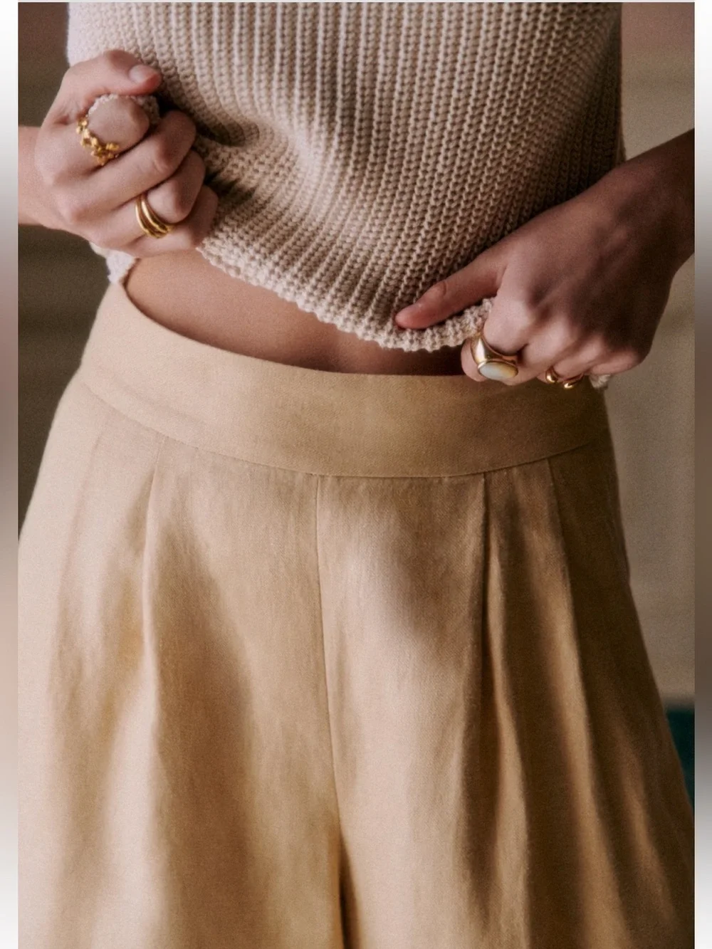Sezane silvio linen